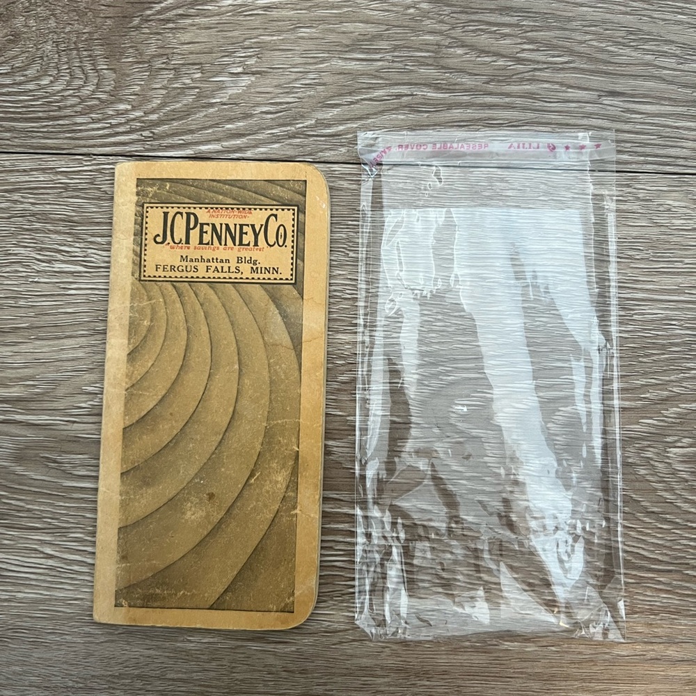Antique J.C Penny Co Memorandum Book
